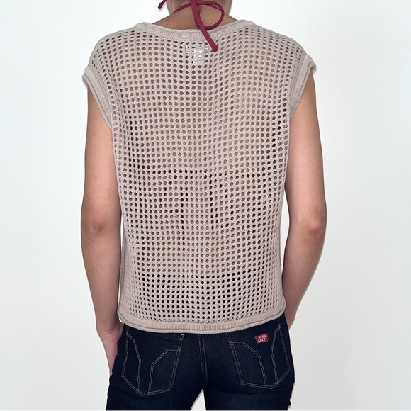 Calvin Klein Open Knit Tank Top - Picture 2 of 6